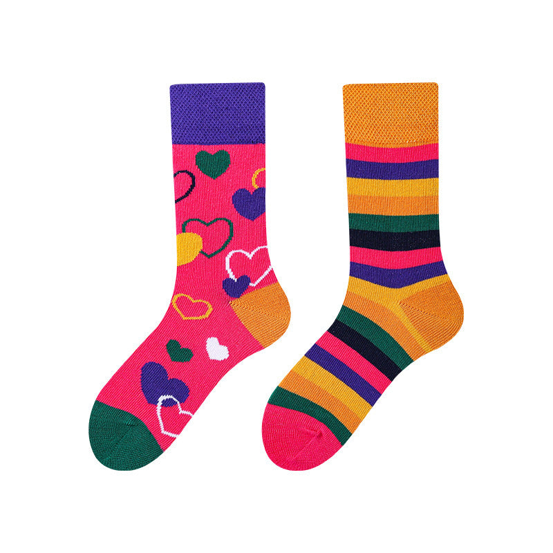 Kid's Hearts and Stripes Socks