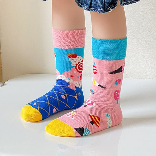 Family Set Ice Cream Socks