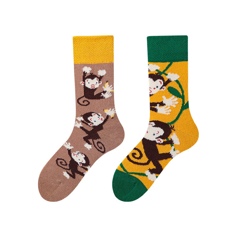 Family Set Monkey Socks