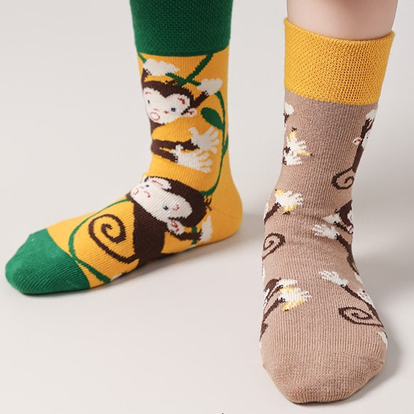 Family Set Monkey Socks