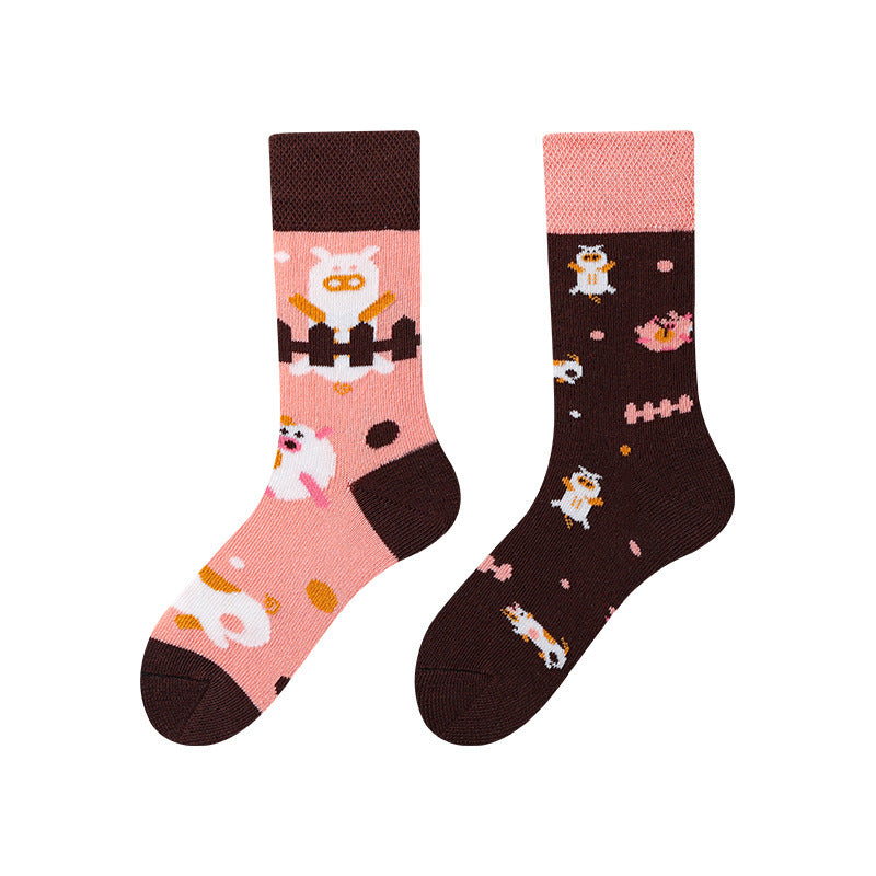Family Set Piggy Socks