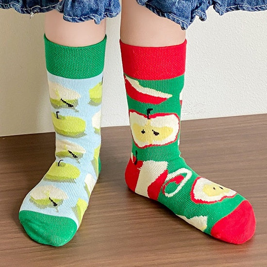 Family Set Apples Socks