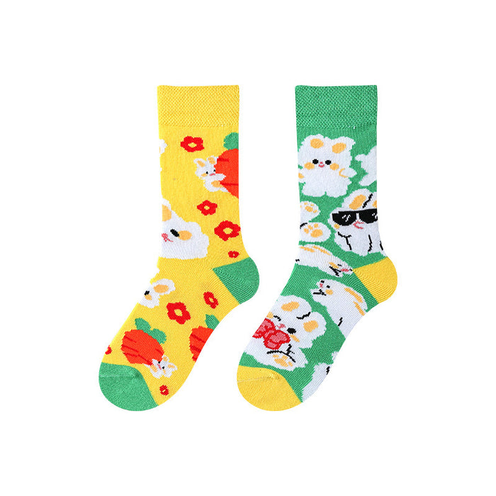 Kid's Rabbit and Carrot Socks