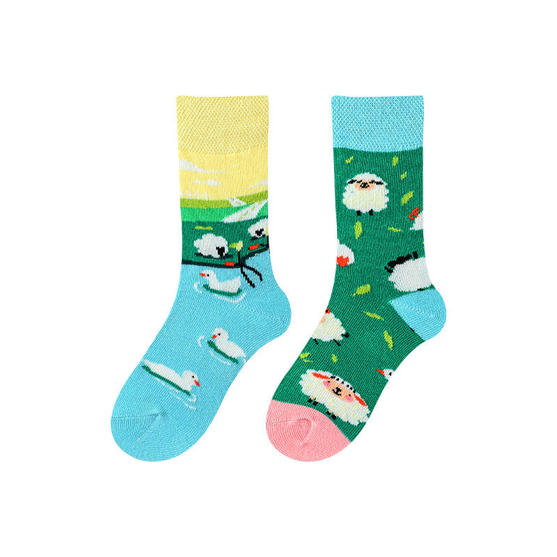 Family Set The Goat and the Goose Socks
