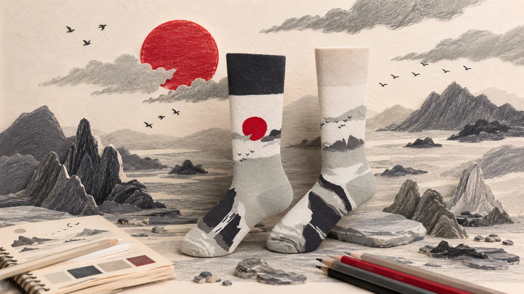Ink-Wash Sunset